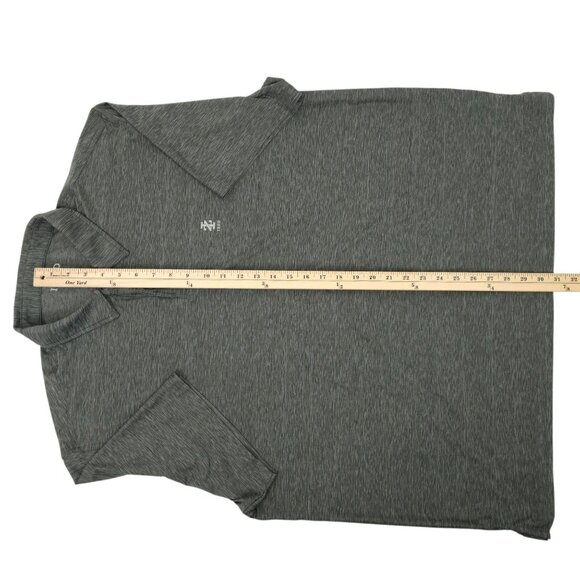 Izod Golf Stretch Polo Shirt Mens XXL Performance Lightweight Gray Short Sleeve - Picture 5 of 16